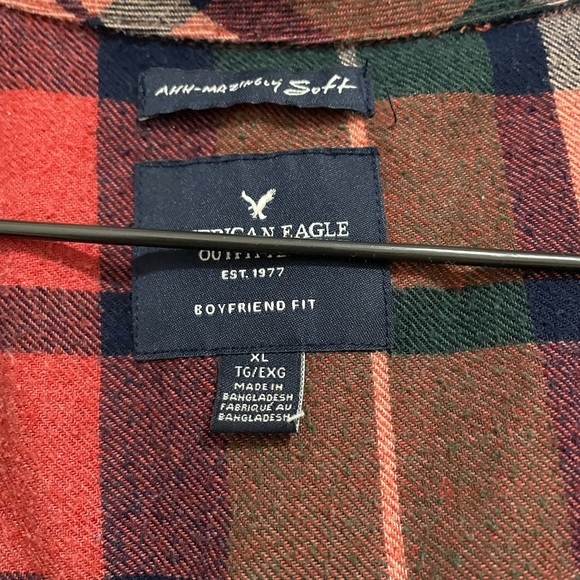 American eagle plaid button down - Picture 3 of 4
